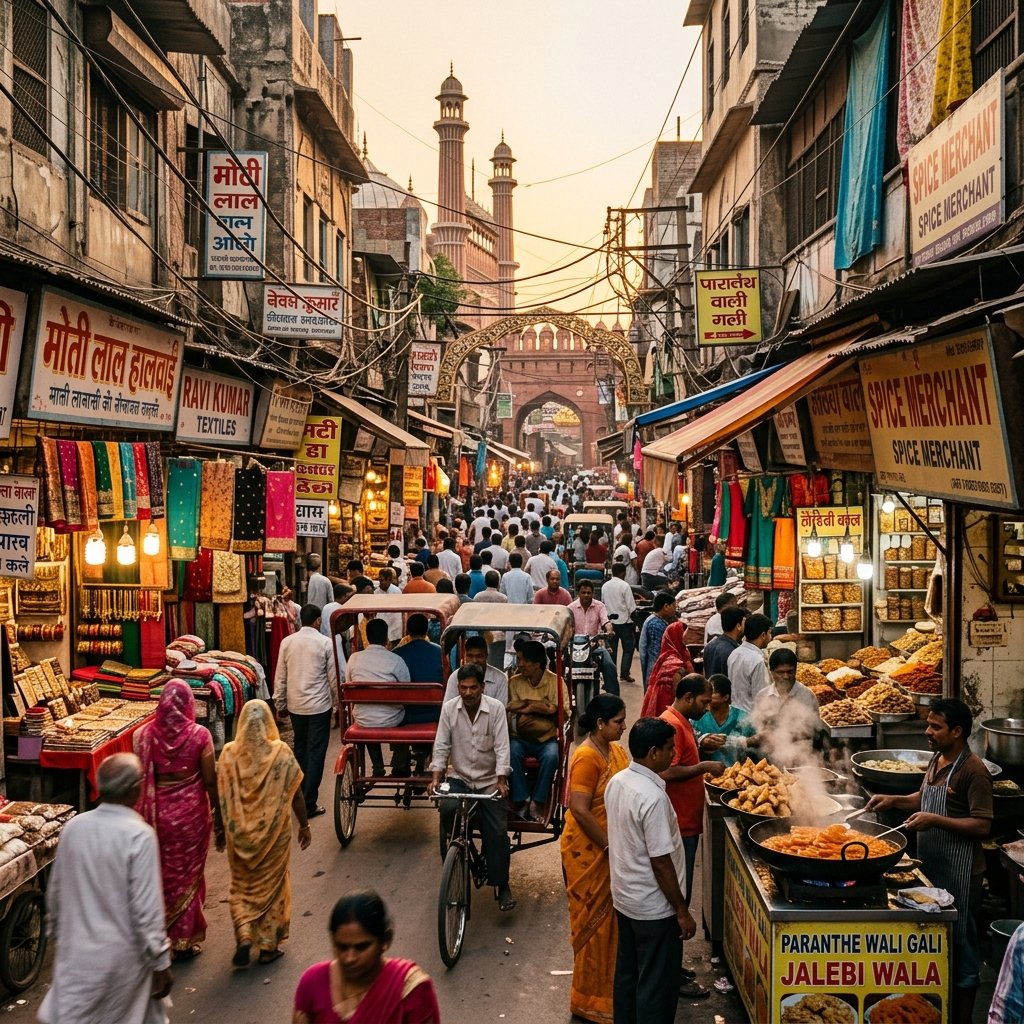 Chandni Chowk Shopping Market Delhi